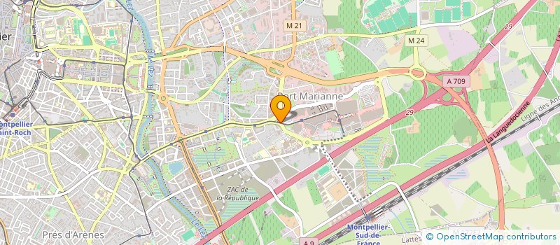 localisation de l'entreprise SCM DES DOCTEURS BLANC, VERCAMBRE-AUFORT ET LHOTE à MONTPELLIER