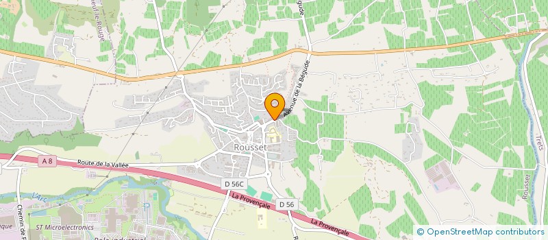 localisation de l'entreprise SCM DES DOCTEURS BLEIN ET JNIOUI  ROUSSET