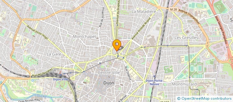 localisation de l'entreprise SCM DES DOCTEURS BLOC ET GIROD  DIJON