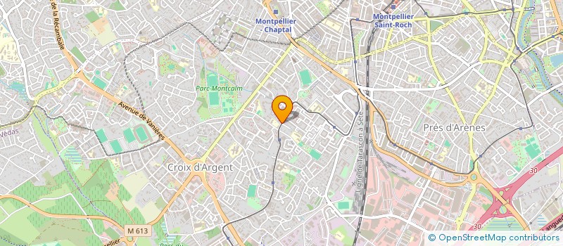 localisation de l'entreprise SCM DES DOCTEURS BONNEMAIRE BOITARD à MONTPELLIER
