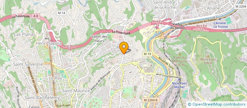 localisation de l'entreprise SCM DES DOCTEURS BONNET PARODI à NICE