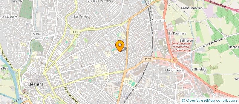 localisation de l'entreprise SCM DES DOCTEURS BOUSQUET à BEZIERS