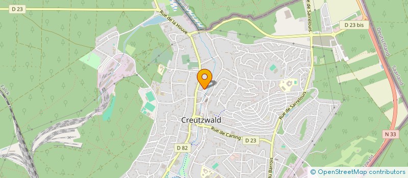 localisation de l'entreprise SCM DES DOCTEURS BRABLE ET MANGIN à CREUTZWALD