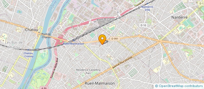 localisation de l'entreprise SCM DES DOCTEURS 'C.T.P.' à RUEIL-MALMAISON
