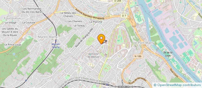 localisation de l'entreprise SCM DES DOCTEURS CADOT ET SORRIAUX à LE PECQ