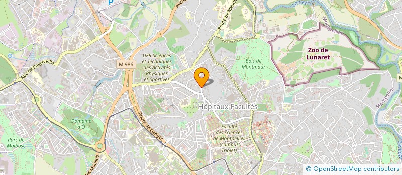localisation de l'entreprise SCM DES DOCTEURS CARBASSE ET NIYIGENA à MONTPELLIER