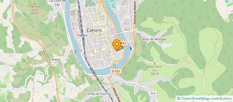 localisation de l'entreprise SCM DES DOCTEURS CAROFF BADOC ET TIRINTICA  CAHORS