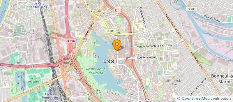 localisation de l'entreprise SCM DES DOCTEURS CARRUGGGI ET PIPET à CRETEIL