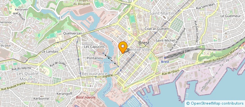 localisation de l'entreprise SCM DES DOCTEURS CASSAN, CORRE ET METZGER à BREST