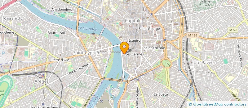 localisation de l'entreprise SCM DES DOCTEURS CHAMOUX ET SANCIER à TOULOUSE