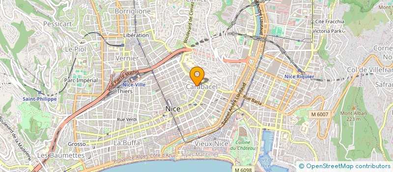 localisation de l'entreprise SCM DES DOCTEURS CHASTANET ET STENWAGA à NICE