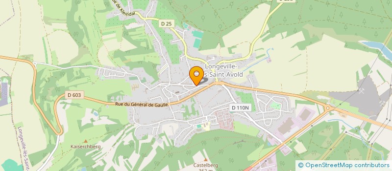 localisation de l'entreprise SCM DES DOCTEURS CHAUBY ET GUILLEMIN à LONGEVILLE-LES-SAINT-AVOLD