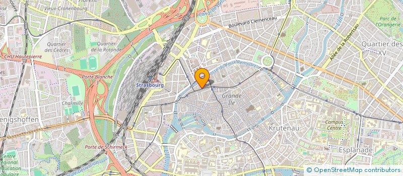 localisation de l'entreprise SCM DES DOCTEURS CHRISTOPHE PETIAU - SERGE CHASSAGNON - ANNE THIBAULT - STOLL - MALIK HAMDAOUI  STRASBOURG