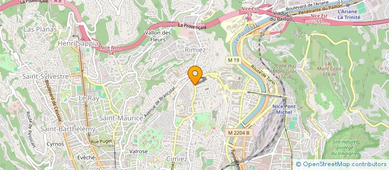 localisation de l'entreprise SCM DES DOCTEURS CLAVE à NICE