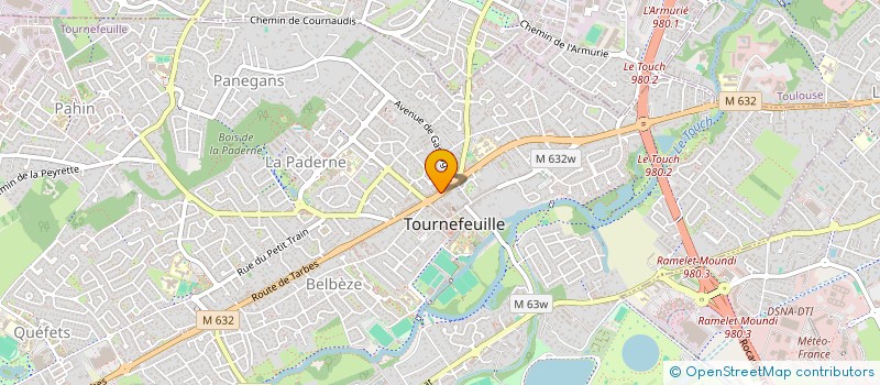 localisation de l'entreprise SCM DES DOCTEURS COMBRET NAKACHE ROUSSEAU VALEZE à TOURNEFEUILLE