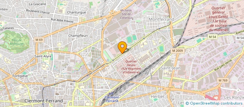 localisation de l'entreprise SCM DES DOCTEURS DORIDOT SCHERER à CLERMONT-FERRAND