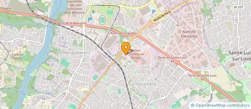 localisation de l'entreprise SCM DES DOCTEURS DUDANT,TCHERKES-RUTY, MEILLARD ET CHOPLIN à NANTES