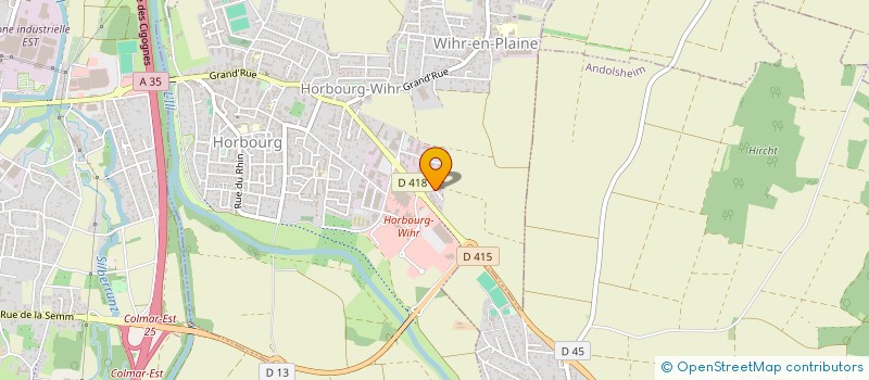 localisation de l'entreprise SCM DES DOCTEURS EGLES MARESCAUX MATTER NEYROUD  HORBOURG-WIHR