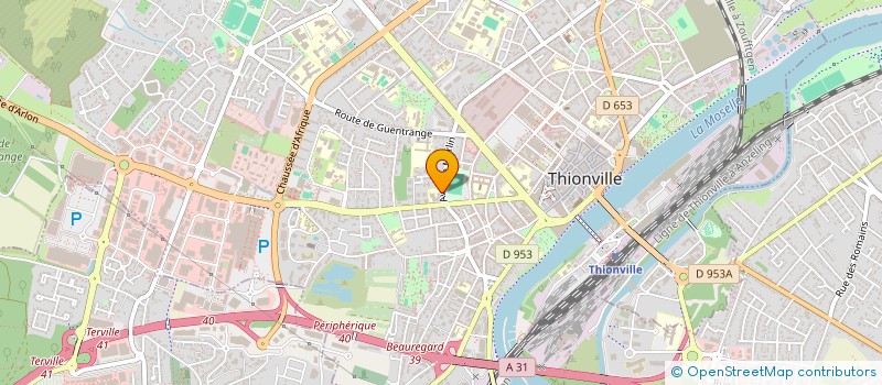localisation de l'entreprise SCM DES DOCTEURS ERB ET MULLER à THIONVILLE