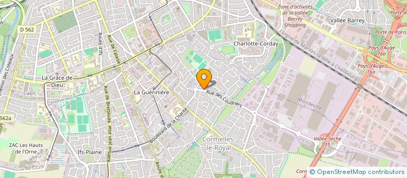 localisation de l'entreprise SCM DES DOCTEURS GAUTIER ET LAPERCHE  CORMELLES-LE-ROYAL