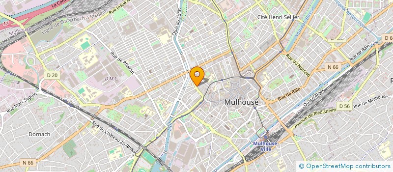 localisation de l'entreprise SCM DES DOCTEURS GELFERT - AMEND à MULHOUSE