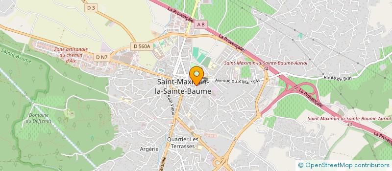 localisation de l'entreprise SCM DES DOCTEURS GIRAUDO ET ROLIN  SAINT-MAXIMIN-LA-SAINTE-BAUME
