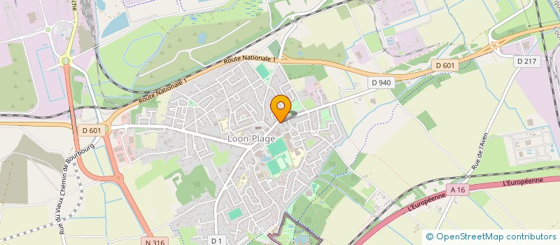 localisation de l'entreprise SCM DES DOCTEURS GRECHE ET MOINDJIE  LOON-PLAGE