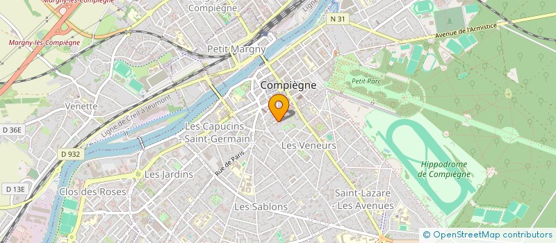 localisation de l'entreprise SCM DES DOCTEURS HAFENSCHER, DUCHEYNE ET POUPEE  COMPIEGNE