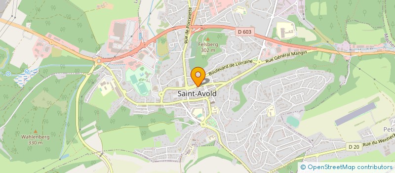 localisation de l'entreprise SCM DES DOCTEURS HAG ET HOERNER à SAINT-AVOLD