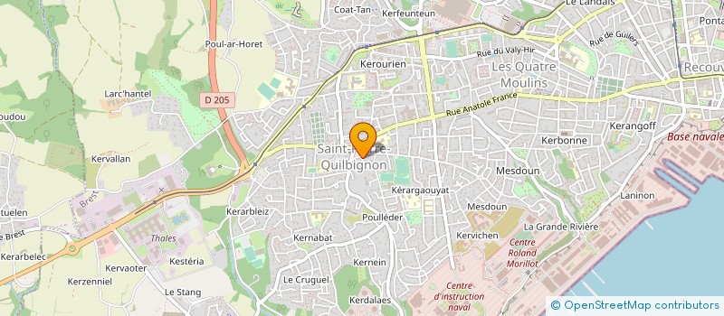 localisation de l'entreprise SCM DES DOCTEURS HAVAUX ET BERROU à BREST