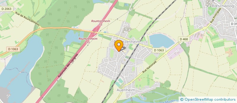 localisation de l'entreprise SCM DES DOCTEURS HOMMEL ET JEHIN  ROUNTZENHEIM-AUENHEIM
