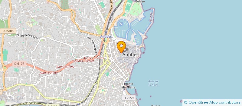 localisation de l'entreprise SCM DES DOCTEURS HUFSCHMIDT ET MERLE à ANTIBES