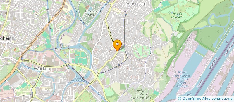 localisation de l'entreprise SCM DES DOCTEURS INGENBLEEK & HILDWEIN  STRASBOURG