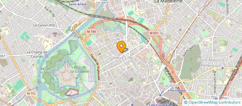 localisation de l'entreprise SCM DES DOCTEURS JOLY ET MILLET à LILLE