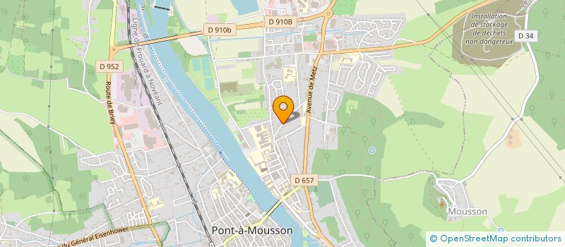 localisation de l'entreprise SCM DES DOCTEURS KNAPP ET LEBRUN à PONT-A-MOUSSON