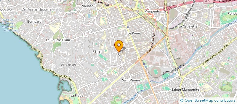 localisation de l'entreprise SCM DES DOCTEURS KORCHIA DANVIN RISS  MARSEILLE