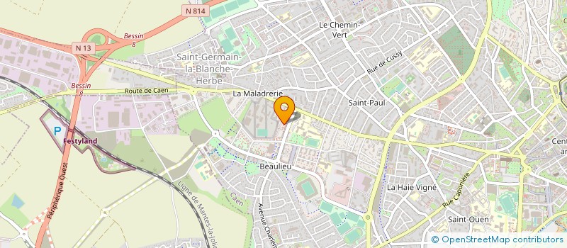 localisation de l'entreprise SCM DES DOCTEURS LANGLOIS - OGERAU à CAEN