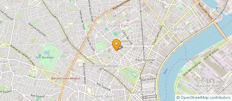 localisation de l'entreprise SCM DES DOCTEURS LARGET, LECHOT ET MARTIN DUPONT  BORDEAUX