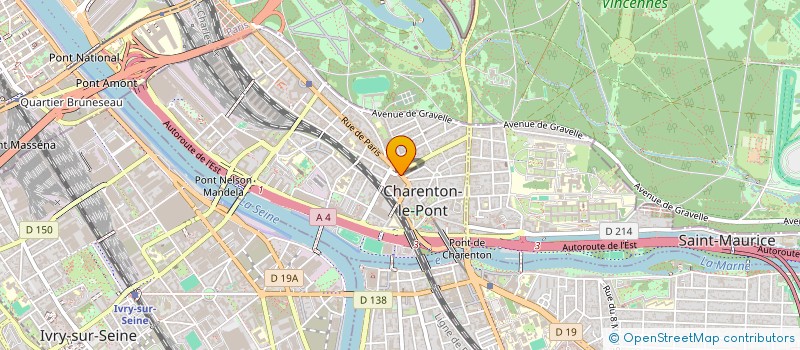 localisation de l'entreprise SCM DES DOCTEURS LAURENT à CHARENTON-LE-PONT