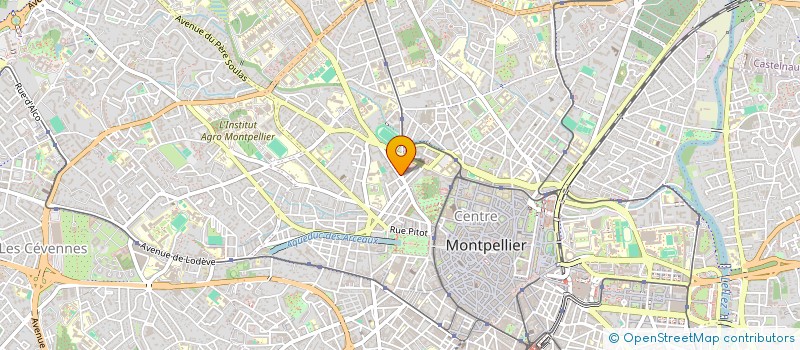 localisation de l'entreprise SCM DES DOCTEURS LAVIE ET TRENTINI à MONTPELLIER