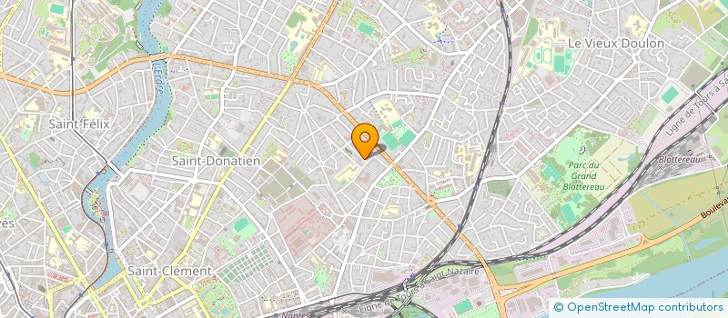 localisation de l'entreprise SCM DES DOCTEURS LE MEUR ET RIOU à NANTES