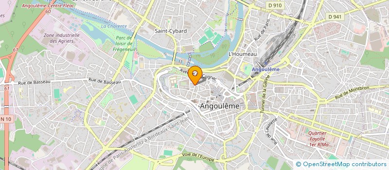 localisation de l'entreprise SCM DES DOCTEURS LELEU & GABRIELE à ANGOULEME