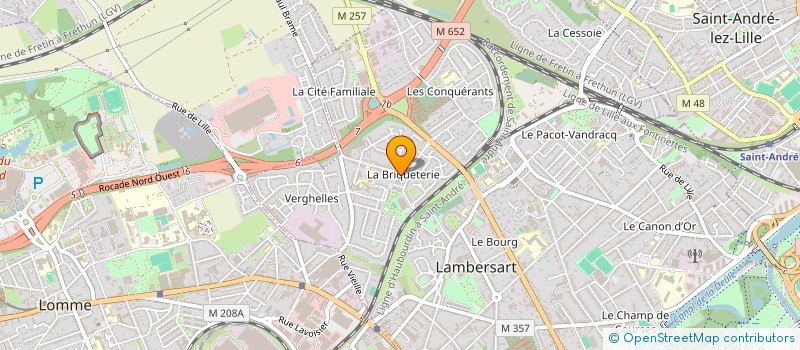 localisation de l'entreprise SCM DES DOCTEURS LEMAN ET PATEY à LAMBERSART