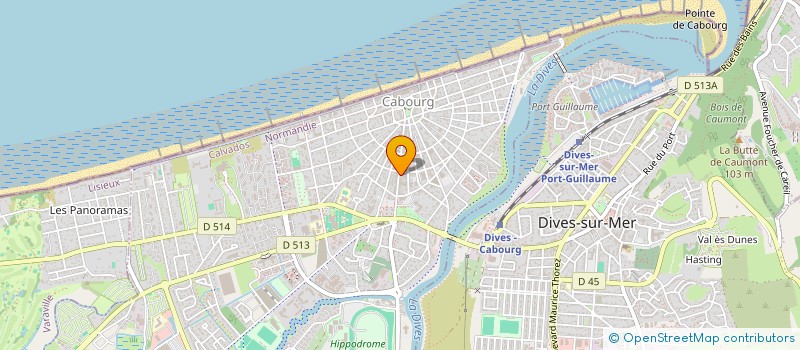 localisation de l'entreprise SCM DES DOCTEURS LEMARECHAL ET VICOGNE  CABOURG