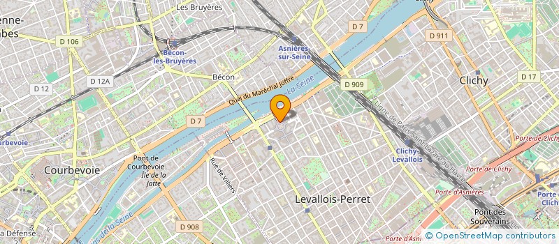 localisation de l'entreprise SCM DES DOCTEURS LOT-SARRAZIN à LEVALLOIS-PERRET