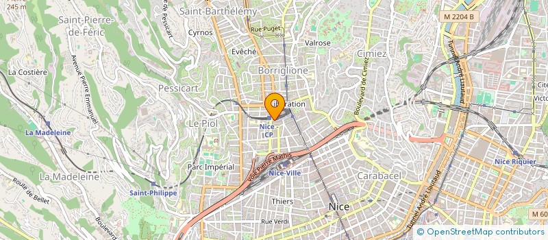 localisation de l'entreprise SCM DES DOCTEURS LUCAS ET CAUCHY à NICE