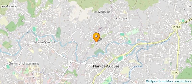 localisation de l'entreprise SCM DES DOCTEURS MALET-BERTRAND  PLAN-DE-CUQUES