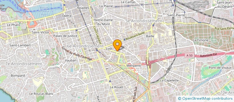 localisation de l'entreprise SCM DES DOCTEURS MARC MEIMOUN ET CELINE BOCCARA à MARSEILLE