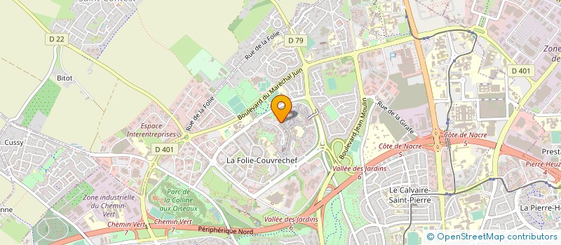 localisation de l'entreprise SCM DES DOCTEURS MARCILLAUD B. ET P. à CAEN