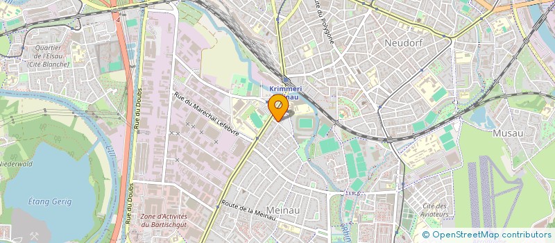 localisation de l'entreprise SCM DES DOCTEURS MARESCAUX MARTINAGE ET NOWICKI  STRASBOURG